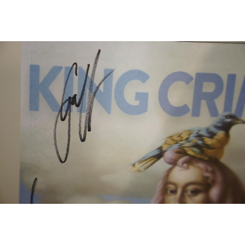 186 - KING CRIMSON - Fully signed 2019 programme hand signed by all the members including Robert Fripp +