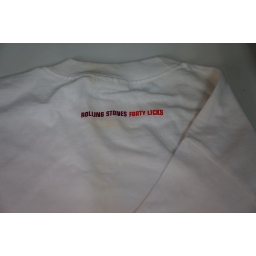 197 - CLASSIC ROCK - PROMOTIONAL T. SHIRTS: 1) THE ROLLING STONES - 2002 UK PROMOTIONAL T. SHIRT to