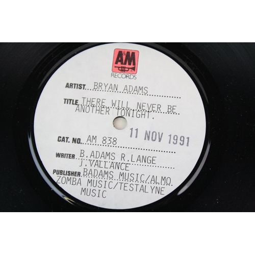 232 - TEST PRESSING UK / US ROCK / CLASSIC ROCK SINGLES.