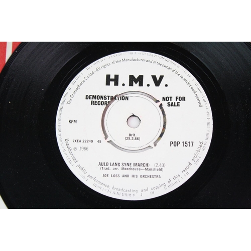 65A - 1966 WORLD CUP - JOE LOSS - THE WORLD CUP MARCH (1966, HMV RECORDS, DEMO PROMO, POP 1517). A