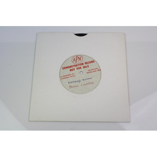 84A - FRANK SINATRA rare UK 1962 ACETATE, Rare UK KPM Music publishing Acetate for Frank Sinatra's 