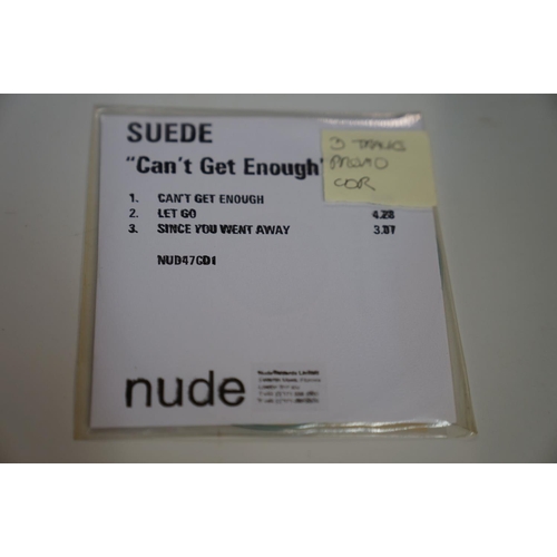 92 - VINYL - SUEDE - PROMO ITEMS / SIGNED ITEMS. 5 RARE SUEDE UK PROMO / SIGNED ITEMS. 1. SUEDE - CAN'T