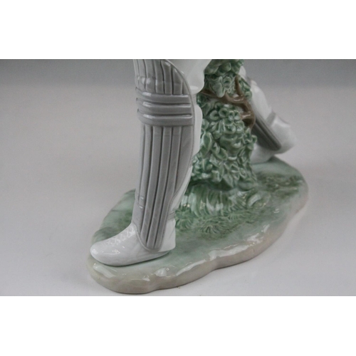 1 - Lladro Cricketer, model 6865, 2002, 41cms high