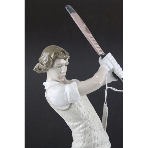 1 - Lladro Cricketer, model 6865, 2002, 41cms high
