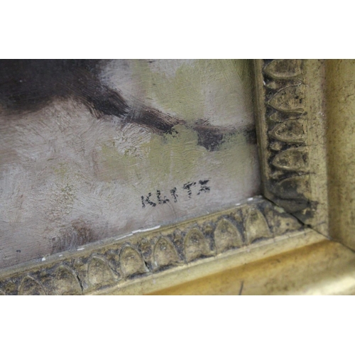 33 - Anthony Robert Klitz (1917-2000), Oil Painting on Board of Street Scene through Archway, 40cms x 19c... 