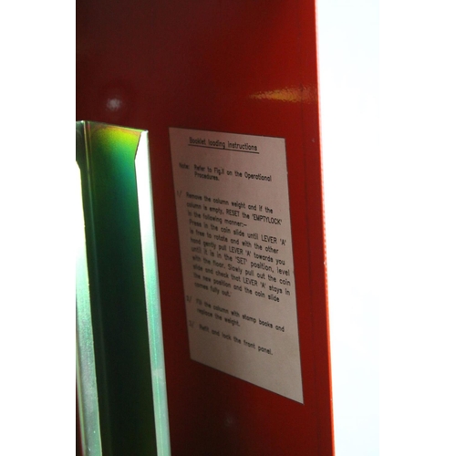 38 - Wall Mounted Post Office Stampbook Dispenser, 44cms high