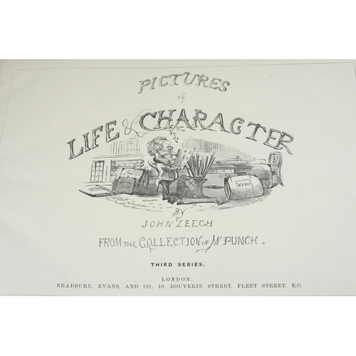 41 - Book - Pictures of Life & Character by John Leech from the collection of Mr Punch (third series)... 