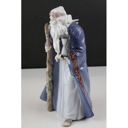 9 - Lladro Millennium Series, model no. 6696 ' Fathertime ', 1999, 25.5cms high