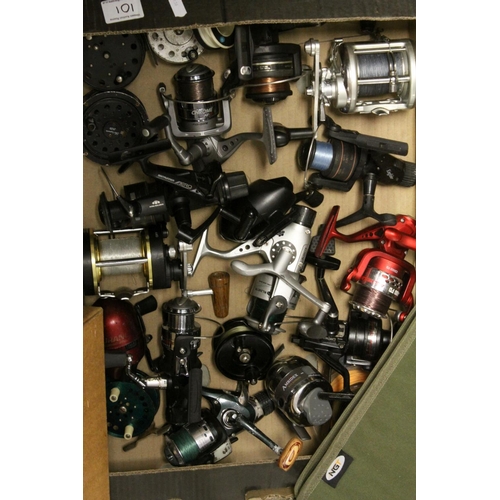 101 - Fishing - Collection of approx. 20 Fishing Reels plus other Fishing Accessories