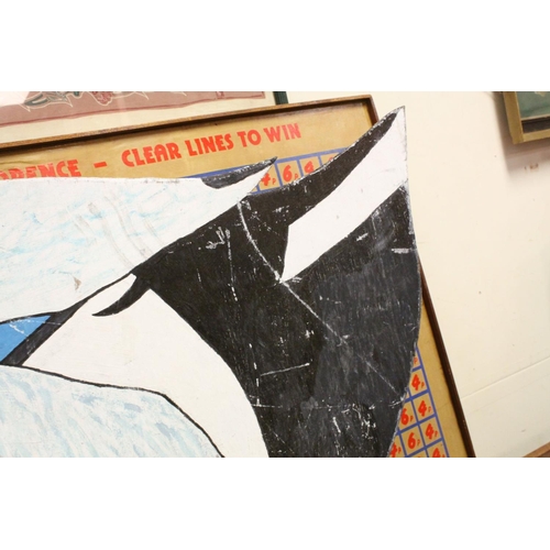 70 - Large Vintage Wooden Cut Out Figure of a Duck