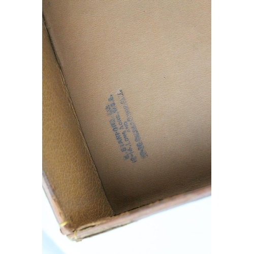 89 - 1920's Leather Cased Set of Bartholomew's Maps of England and Wales, no's 1 to 37, together with map... 