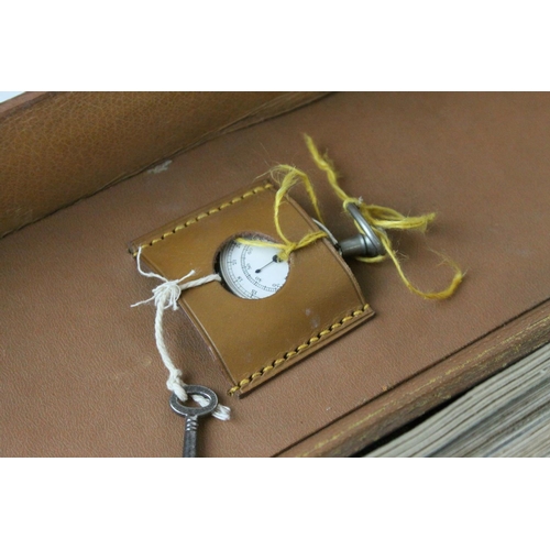 89 - 1920's Leather Cased Set of Bartholomew's Maps of England and Wales, no's 1 to 37, together with map... 