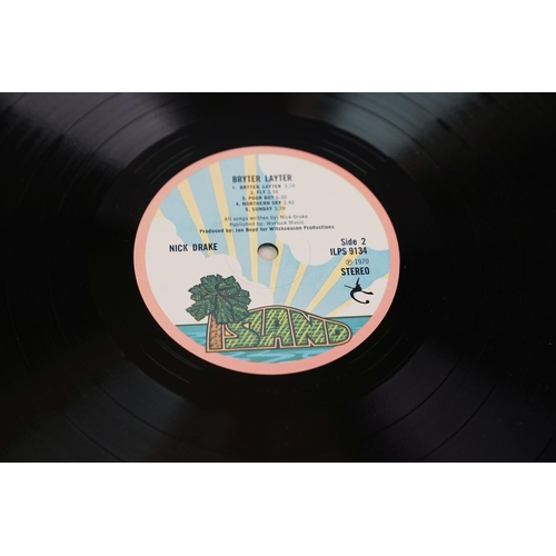 7 - Vinyl - Nick Drake -Bryter Layter LP on Island ILPS9134, sleeve and vinyl vg++