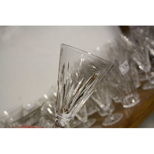 134 - Waterford Crystal Glasses including Ten Tumblers, Thirteen Champagne Flutes, Ten Wine Goblets, Ten S... 