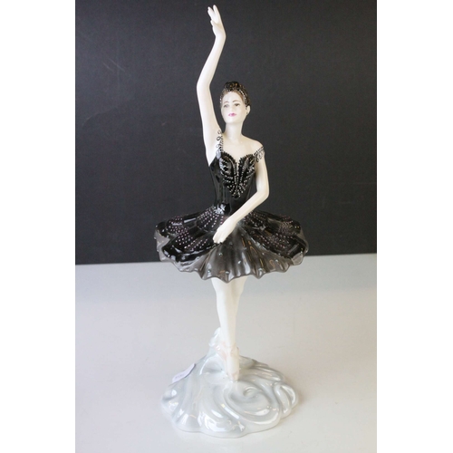 135 - Seven Coalport Ballerina Limited Edition Figures including Fonteyn & Nureyev no. 221, Dame Beryl... 