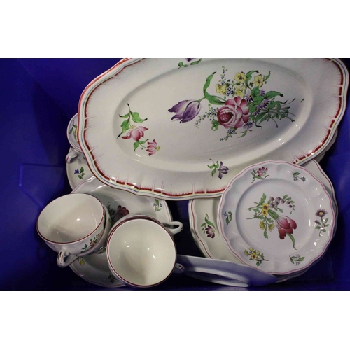 144 - Spode Luneville and Luneville Pottery Part Dinner / Breakfast Service comprising Lidded Tureen, Meat... 