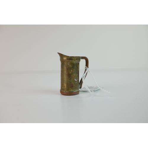 169 - Brass Trench Art Miniature Jug, 5cms high