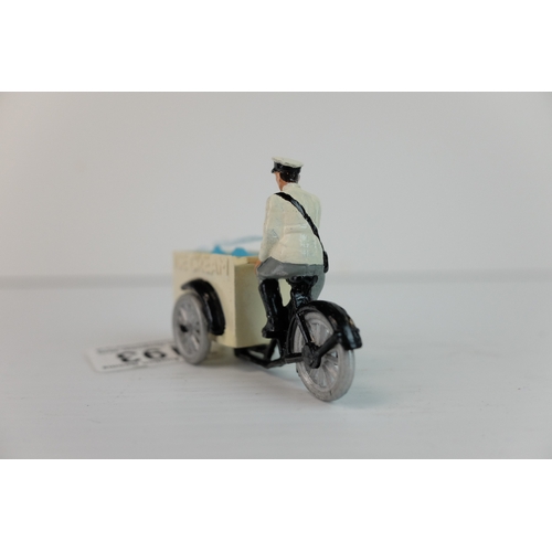 193 - Painted Metal Model of Morestone Ice Cream Trike, 6cms high