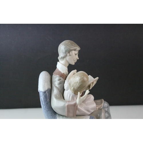 4 - Lladro Figure Group ' Daddy's Girl ', model no. 5584, 24cms high