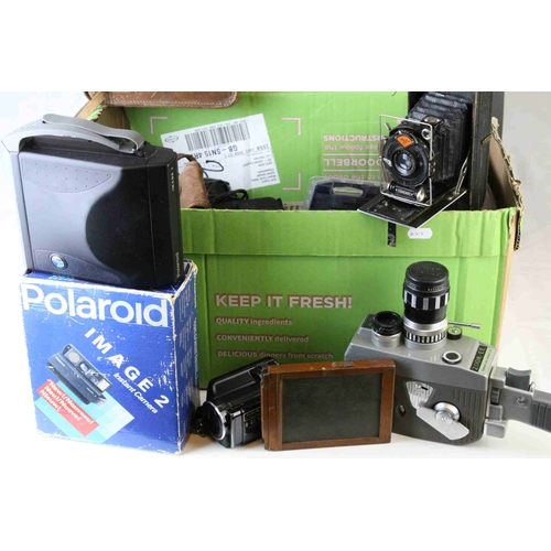 62 - Cameras and Accessories including Boxed Polaroid Image 2, Kopil IIIA8 Cine Camera, plus other Vintag... 