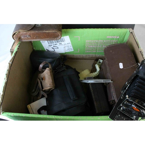 62 - Cameras and Accessories including Boxed Polaroid Image 2, Kopil IIIA8 Cine Camera, plus other Vintag... 