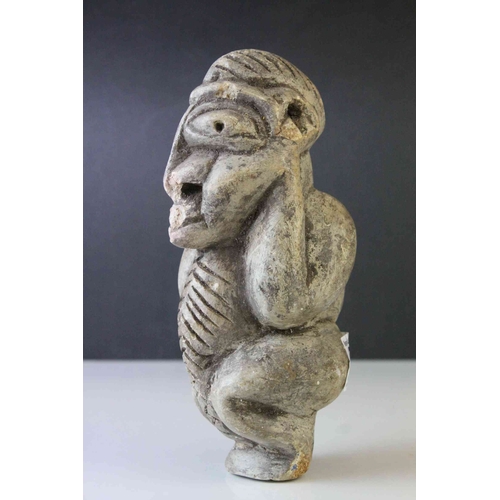 78 - Carved Stone Tribal Figure of a Stylised Man