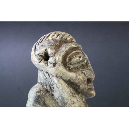 78 - Carved Stone Tribal Figure of a Stylised Man