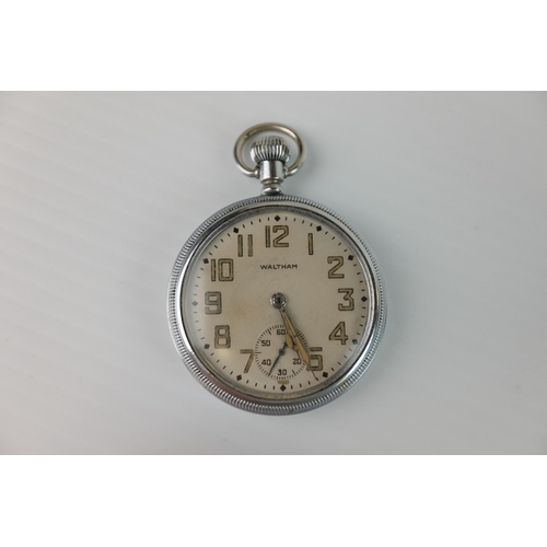 218 - Collection of Five Pocket Watches including Two Silver Cased (both a/f)  and a Waltham