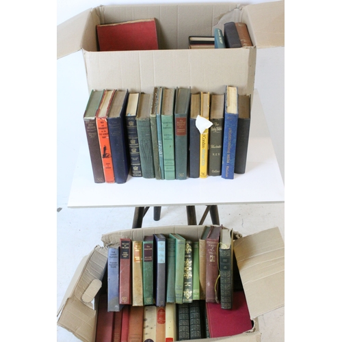 693 - Books - Two Boxes including 1960's / 70's Volumes of Classic Novels, many published by Heron Books p... 