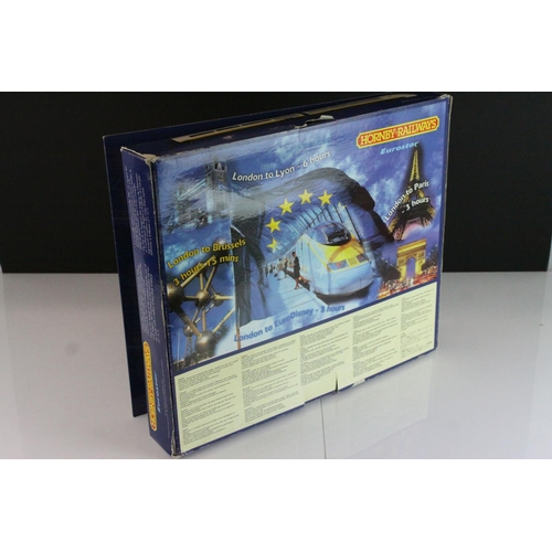 1 - Boxed Hornby OO gauge R665 Eurostar Train Pack, complete with Class 373 Powered Locomotive, Class 37... 