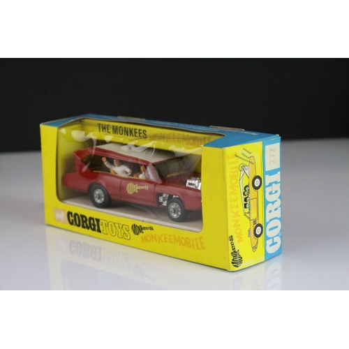 1002 - Boxed Corgi 277 The Monkees Monkeemobile diecast model, complete with all four figures, diecast in n... 