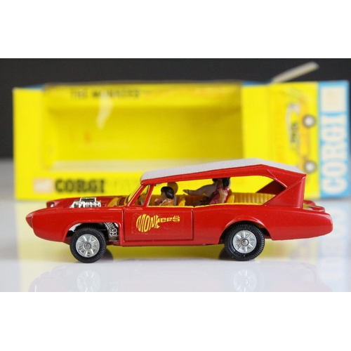 1002 - Boxed Corgi 277 The Monkees Monkeemobile diecast model, complete with all four figures, diecast in n... 