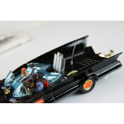 1005 - Boxed Corgi 267 Batmobile diecast model with Batman & Robin figures complete with secret instruction... 