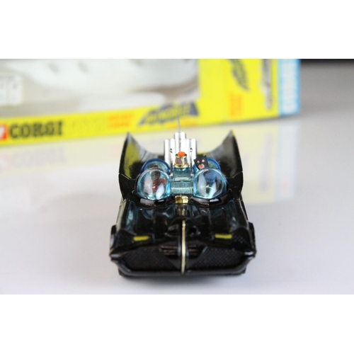 1005 - Boxed Corgi 267 Batmobile diecast model with Batman & Robin figures complete with secret instruction... 