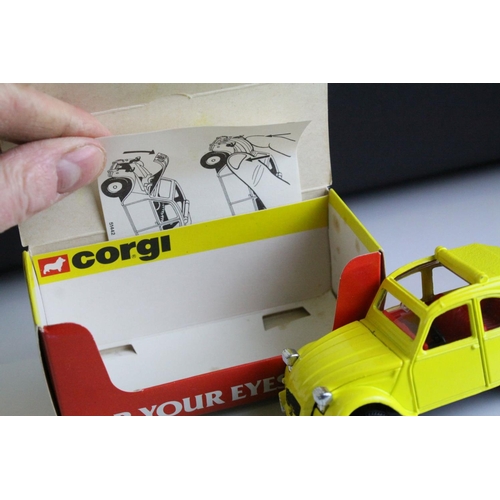 1009 - Two boxed Corgi James Bond 007 For Your Eyes Only Citroen 2CV diecast models, both near mint and wit... 