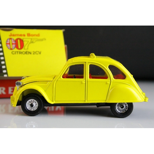 1009 - Two boxed Corgi James Bond 007 For Your Eyes Only Citroen 2CV diecast models, both near mint and wit... 