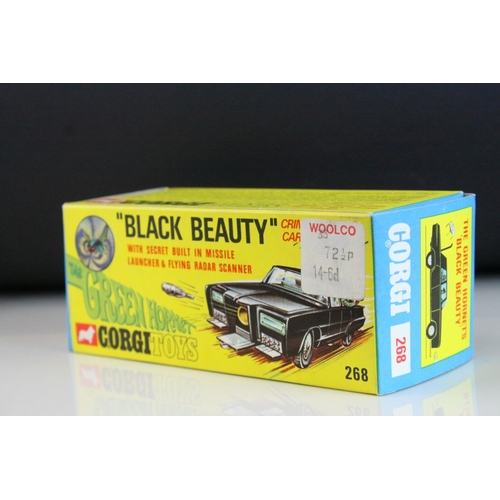 1011 - Boxed Corgi 268 The Green Hornet Black Beauty diecast model in near mint / shop stock condition and ... 