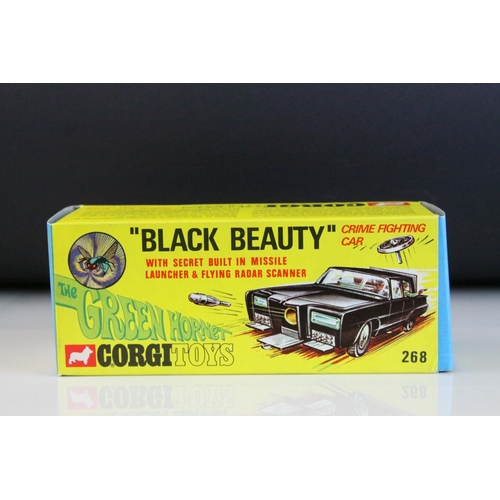 1011 - Boxed Corgi 268 The Green Hornet Black Beauty diecast model in near mint / shop stock condition and ... 