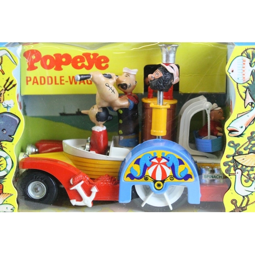 1017 - Boxed Corgi Comics 802 Popeye Paddle-Wagon complete and near mint / shop stock condition, only minor... 