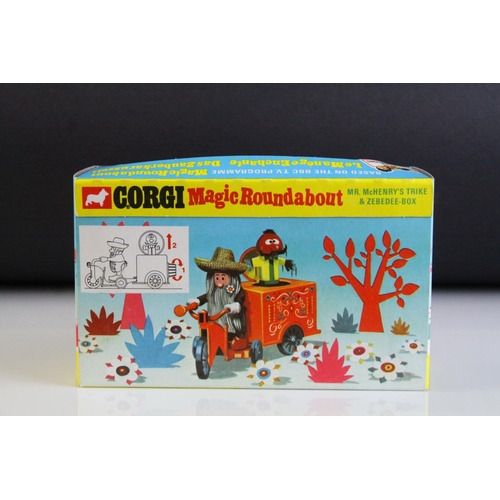 1018 - Boxed Corgi 859 Magic Roundabout Mr McHenry's Trike & Zebedee-Box diecast model, complete and near m... 