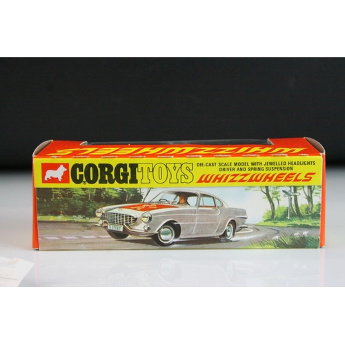 1019 - Boxed Corgi Whizzwheels 201 Volvo P1800 The Saint's Car diecast model, diecast near mint, decal to b... 