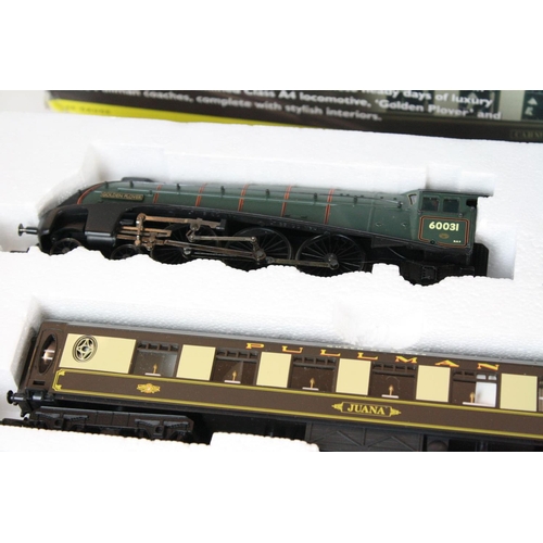 102 - Boxed Hornby OO gauge R1024 Queen of Scots electric train set with Golden Plover locomotive, rolling... 