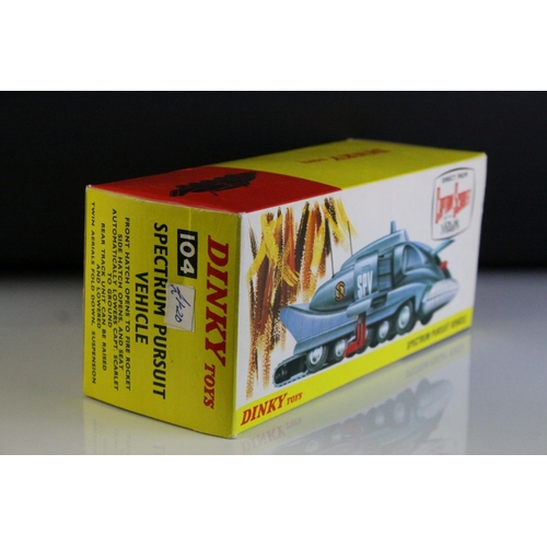 1020 - Boxed Dinky 104 Captain Scarlet Spectrum Pursuit Vehicle diecast model, complete with inner display ... 