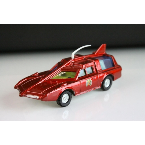 1021 - Boxed Dinky 103 Gerry Anderson's Captain Scarlet Spectrum Patrol Car in red, with instructions and i... 