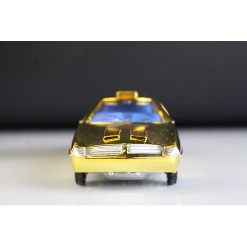 1023 - Boxed DInky 352 Gerry Anderson's UFO SHADO Ed Straker's Car diecast model in gold, with blue interio... 