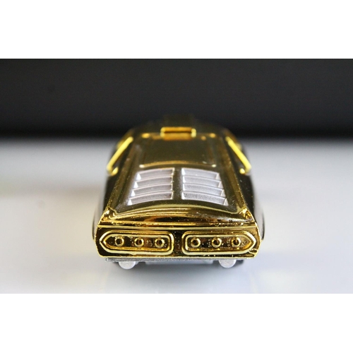 1023 - Boxed DInky 352 Gerry Anderson's UFO SHADO Ed Straker's Car diecast model in gold, with blue interio... 