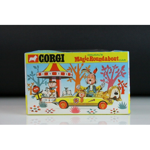 1028 - Boxed Corgi 807 Dougal's Magic Roundabout Car in excellent condition with unused sticker sheet, orig... 