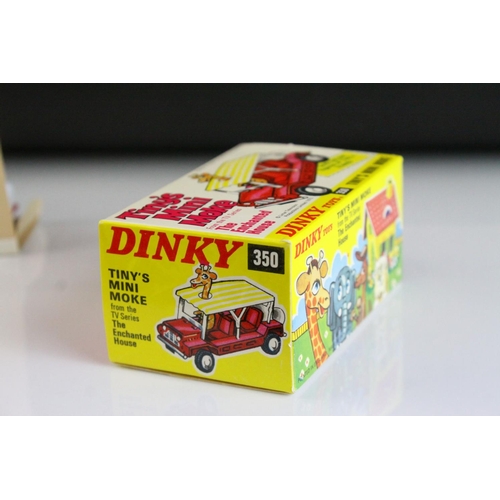 1029 - Boxed Dinky 350 Tiny's Mini Moke from The Enchanted House diecast model, complete and excellent with... 