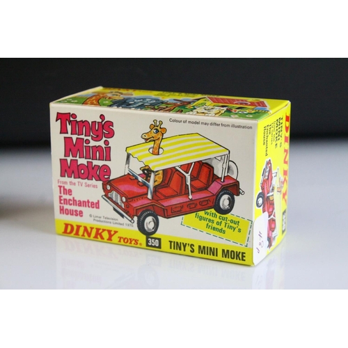 1029 - Boxed Dinky 350 Tiny's Mini Moke from The Enchanted House diecast model, complete and excellent with... 