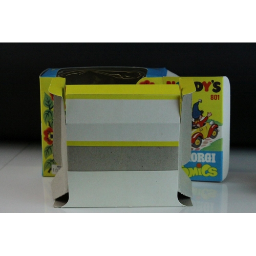 1031 - Boxed Corgi Comics 801 Noddy's Car diecast model with golly to back variant, model and box near mint... 